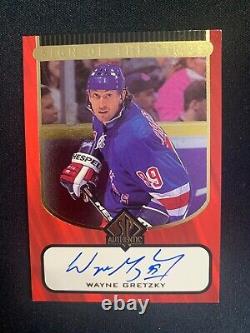 1997-98 Upper Deck Sp Authentic Sign Of The Times Wayne Gretzky Autograph #wg