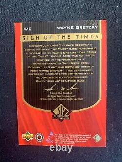 1997-98 Upper Deck Sp Authentic Sign Of The Times Wayne Gretzky Autograph #wg