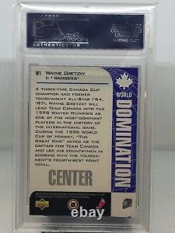 1997 Collector's Choice Wayne Gretzky World Domination! PSA 10