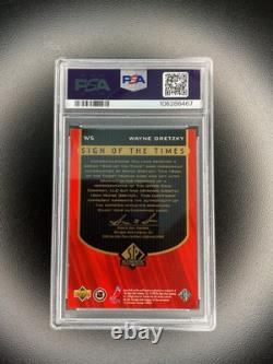 1997 SP Authentic Wayne Gretzky Sign Of The Times PSA Auto 10