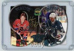 1997 UPPER DECK AUTHENTICATED Wayne Gretzky THEN & NOW AUTO /99 RARE! COA