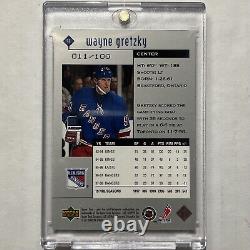 1998-99 Black Diamond Wayne Gretzky Quad Diamond Emerald Green /100