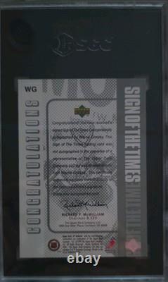 1998-99 SP Authentic Sign of the Times Wayne Gretzky Autograph #WG (AU)