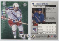 1998-99 Upper Deck Black Diamond Quadruple Diamond /100 Wayne Gretzky #55 HOF