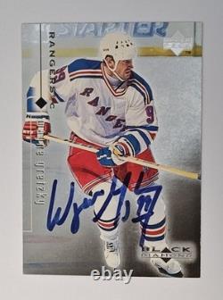 1998-99 Upper Deck Black Diamond Wayne Gretzky Auto #55