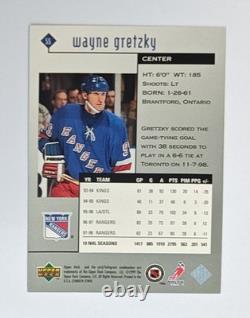 1998-99 Upper Deck Black Diamond Wayne Gretzky Auto #55