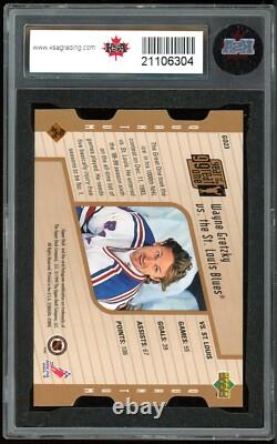 1998-99 Upper Deck #G023 Year Of The Great One Wayne Gretzky SN#12/99 KSA 10