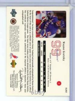 1998-99 Upper Deck Game Jersey Wayne Gretzky #gja2 Gu Auto 68/99 Z6575