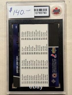 1998-99 Upper Deck Hockey Gold Reserve #388 Wayne Gretzky Team Checklist KSA 9