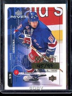 1998-99 Upper Deck MVP #132A Wayne Gretzky 99 Retires 45/99