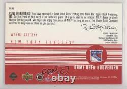 1998-99 Upper Deck MVP Game Used Souvenirs Wayne Gretzky #GU-WG HOF