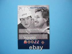 1998/99 Upper Deck NHL Hockey Card 84 Mario Lemieux Auto Autograph Wayne Gretzky