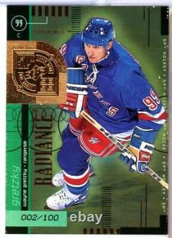 1998-99 Upper Deck Spx Radiance Wayne Gretzky #38 002/100 Z6035
