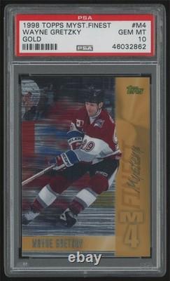 1998-99 Upper Deck Topps Mystery Finest Gold Wayne Gretzky PSA 10 New York