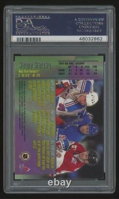 1998-99 Upper Deck Topps Mystery Finest Gold Wayne Gretzky PSA 10 New York