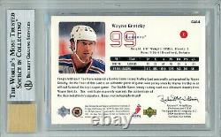 1998-99 Upper Deck Wayne Gretzky Dual Jersey Auto Bgs 9 Mint