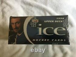 1998 Hockey Upper Deck ICE Box Sealed Wayne Gretzky & Insert Cards -RARE