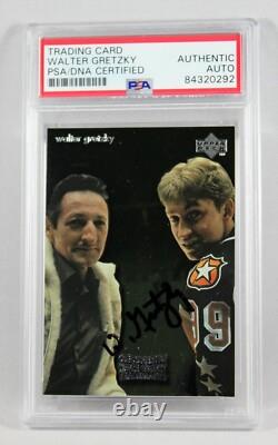 1998 Upper Deck Mcdonalds #t1 Walter Gretzky Signed Card Psa/dna Wayne Ud Rare