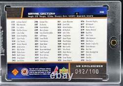 1998 Upper Deck UD Exclusives Wayne Gretzky 82/100 EX-NM Rangers #390
