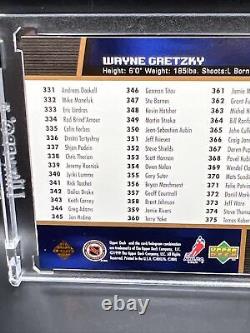 1998 Upper Deck UD Exclusives Wayne Gretzky 82/100 EX-NM Rangers #390