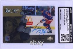 1998 WAYNE GRETZKY UPPER DECK ICE McDONALD'S #McD 1 BUYBACK AUTOGRAPHS CGC AUTH