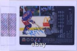 1998 WAYNE GRETZKY UPPER DECK ICE McDONALD'S #McD 1 BUYBACK AUTOGRAPHS CGC AUTH