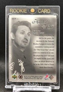 1999-00 Upper Deck 20/100 QUANTUM HEADED FOR THE HALL #HOF-1 Wayne Gretzky
