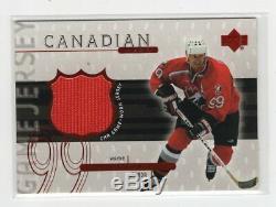 1999-00 Upper Deck Canadian Hero Game Used Jersey Wg3 Wayne Gretzky Rare