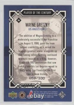 1999-00 Upper Deck Century Legends Collection 59/100 Wayne Gretzky #86 HOF 4p5