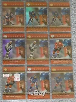 1999/00 Upper Deck Gretzky Exclusives Full Set Of 99 Cards Plus Autos