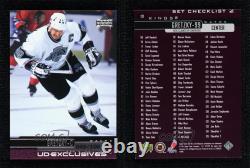 1999-00 Upper Deck UD Exclusives /100 Wayne Gretzky #135 HOF