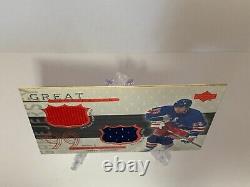 1999-00 Upper Deck Wayne Gretzky Dual GAME WORN Jerseys #'d /99 Canada Rangers