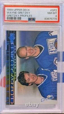 1999-00 Upper Deck Wayne Gretzky Profiles #GP2 PSA NM-MT 8 Base Parrelel Hockey