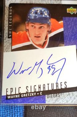 1999-2000 UD Epic Signatures Wayne Gretzky Auto MINT