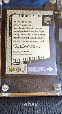 1999-2000 UD Epic Signatures Wayne Gretzky Auto MINT