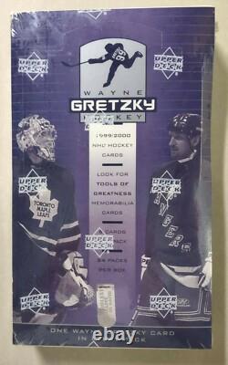 1999-2000 Upper Deck WAYNE GRETZKY NHL HOCKEY 24 Pack Factory SEALED BOX