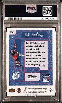 1999/2000 WAYNE GRETZKY UPPER DEECK UD Retro Epic Level 2 /50 PSA 7 RARE NHL