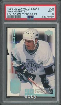 1999 UD Gretzky #20 Wayne Gretzky Living Legend Only One 99 #1/1 PSA 9