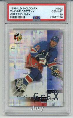 1999 UPPER DECK HOLOGrFX GRETZKY GrFX #GG2 WAYNE GRETZKY CARD RANGERS PSA 10