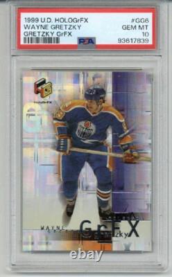 1999 UPPER DECK HOLOGrFX GRETZKY GrFX #GG6 WAYNE GRETZKY CARD OILERS PSA 10 RARE