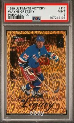 1999 Ultimate Victory Wayne Gretzky Parallel 100 /100 #118 Psa 9