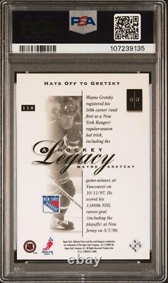 1999 Ultimate Victory Wayne Gretzky Parallel 100 /100 #118 Psa 9