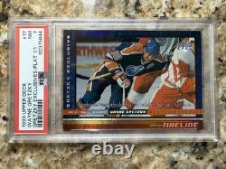 1999 Upper Deck Exclusives Platinum 1/1 Wayne Gretzky PSA 7