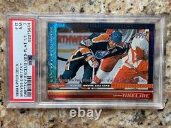1999 Upper Deck Exclusives Platinum 1/1 Wayne Gretzky PSA 7