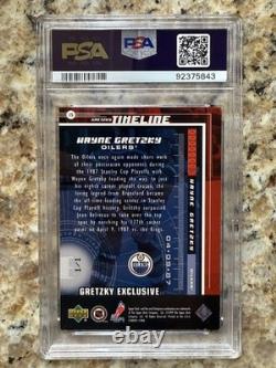 1999 Upper Deck Exclusives Platinum 1/1 Wayne Gretzky PSA 7