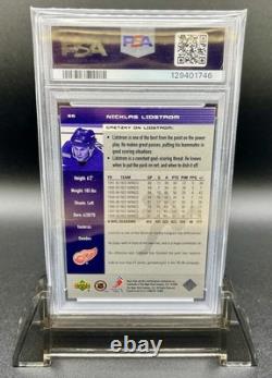 1999 Upper Deck Gretzky Hockey Nicklas Lidstrom #66 PSA 8 (AUTO 7)