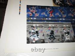 1999 Upper Deck Hockey Wayne Gretzky Retires Uncut Full Sheet 3 X 5 Inches
