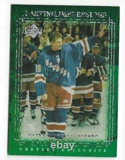 1999 Upper Deck UD Lasting Impressions 97 Wayne Gretzky GREEN # 1/1