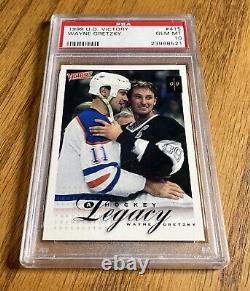 1999 Upper Deck Victory #415 Wayne Gretzky Hockey Legacy Iconic Card PSA 10