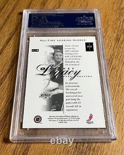1999 Upper Deck Victory #415 Wayne Gretzky Hockey Legacy Iconic Card PSA 10